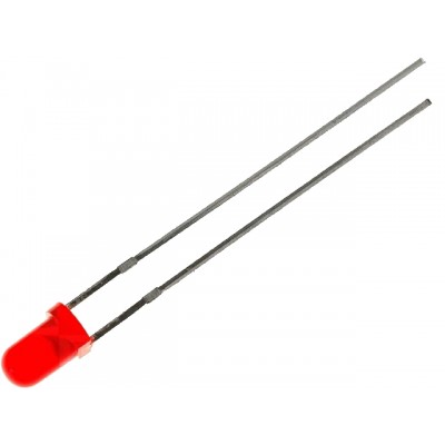 3mm LED - Red(10pcs)